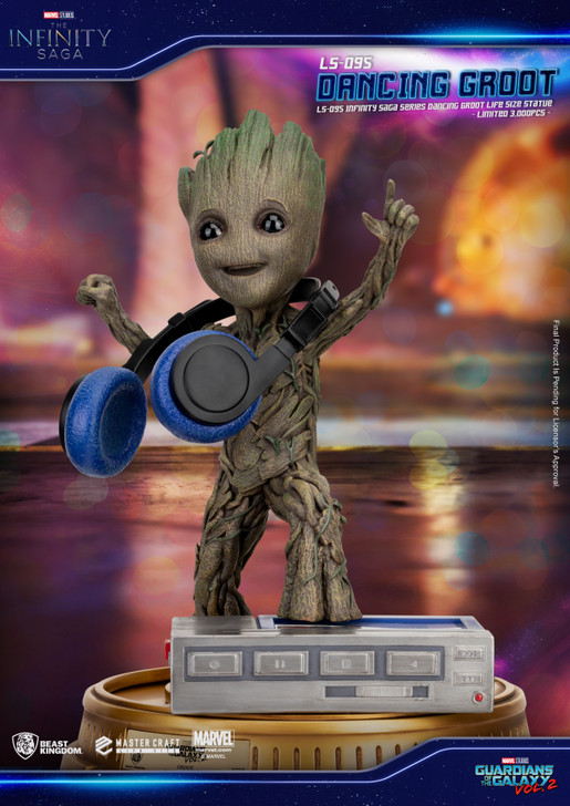 Beast Kingdom Infinity Saga LS-095 Dancing Groot Life Size Statue