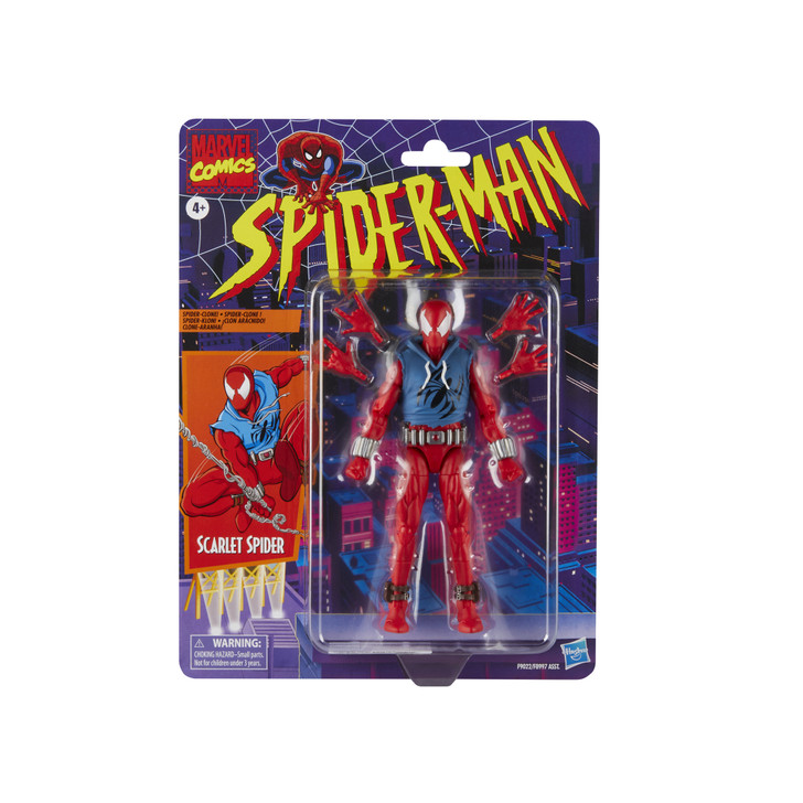 Hasbro Spider-Man Retro Scarlet Spider 6" Action Figure