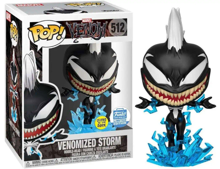 Funko Pop! Marvel: Venom Venomized Storm (GITD) #512