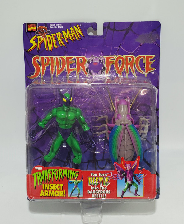 ToyBiz Spider-Man Spider Force  BEETLE action figure