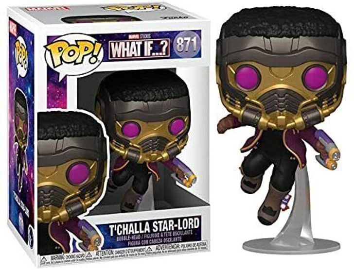 Funko Pop! Marvel: What If...? T'Challa Star-Lord #871