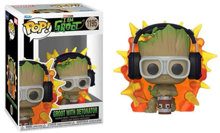 Funko Pop! Marvel: I Am Groot With Detonator #1195