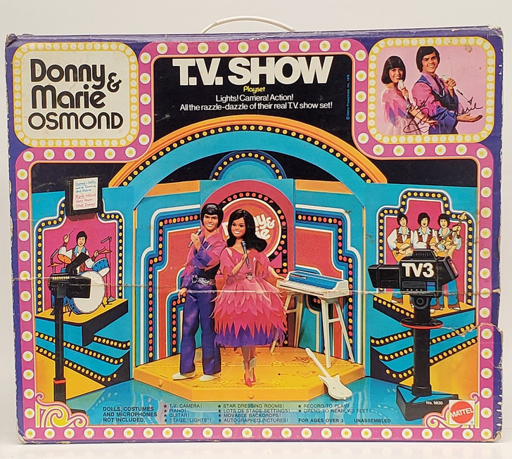Mattel (1976) Donnie and Marie TV Show playset