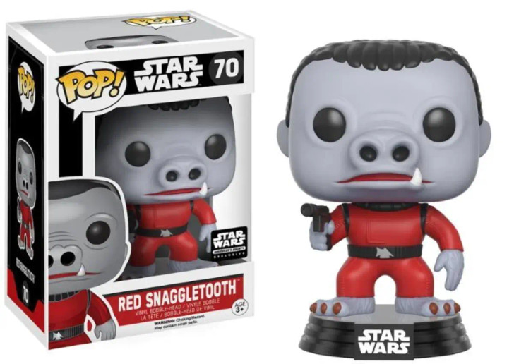 Funko Pop! Star Wars: Star Wars Red Snaggletooth #70