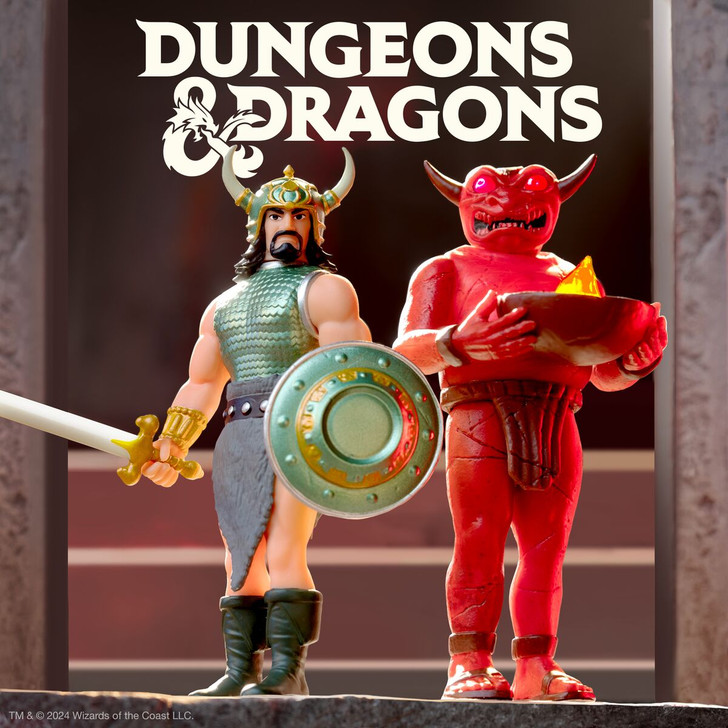 Super7 ReAction Dungeons and Dragons Series 2 set of 2