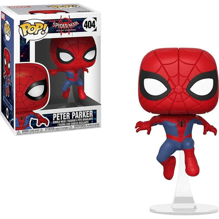 Funko Pop! Marvel: Spider-Man Into The Spider-Verse Peter Parker #404