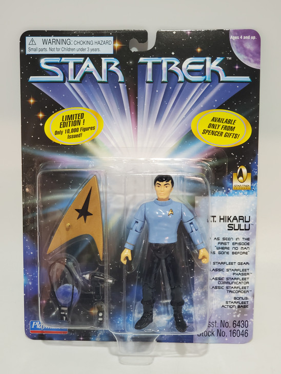 Playmates Star Trek Lt. Hikaru Sulu Spencer Gift Exclusive action figure