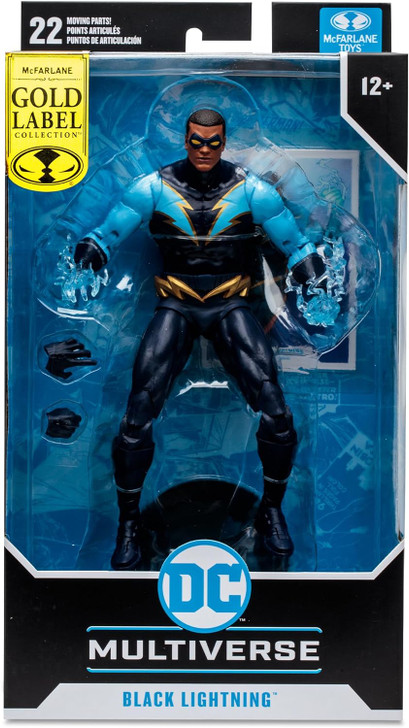 Mcfarlane DC Multiverse Gold Label Black Lightning 7" action figure