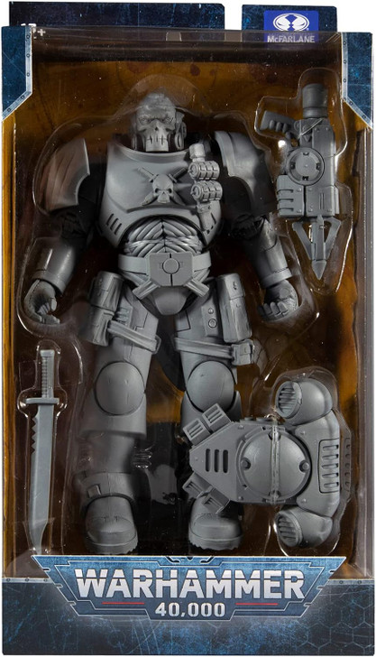 McFarlane Toys Warhammer 40,000 Space Marine Reiver (Artist Proof) with Grapnel Launcher & Base 7" Action Figure