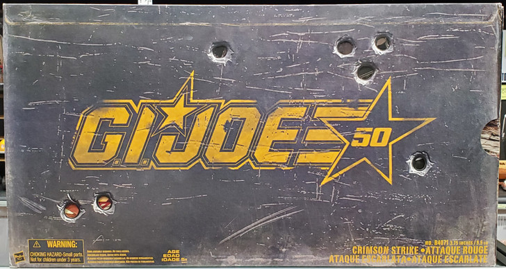 G.I. JOE 50th Anniversary Crimson Strike SDCC 2015 Exclusive