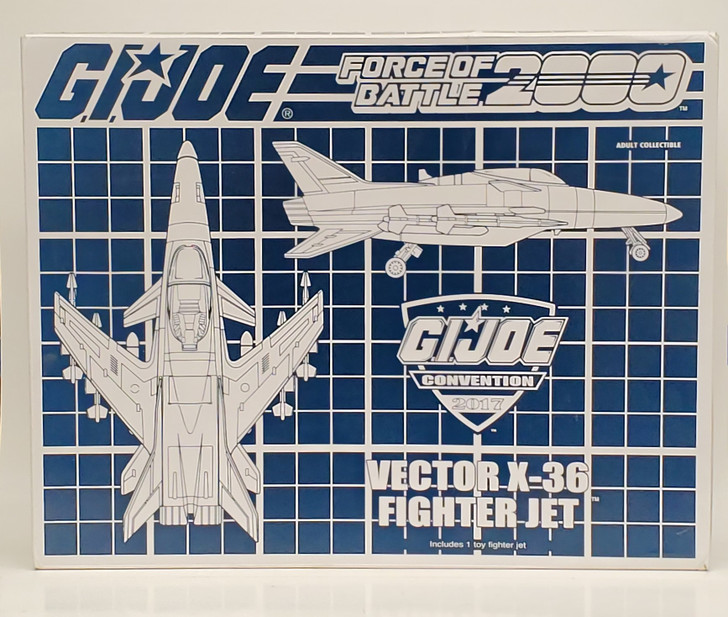 G.I. JOE Convention 2017 Exclusive Vector X-36 Fighter Jet