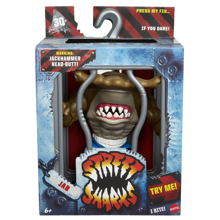 Mattel Street Sharks 30th Anniversary Jab 6" action figure