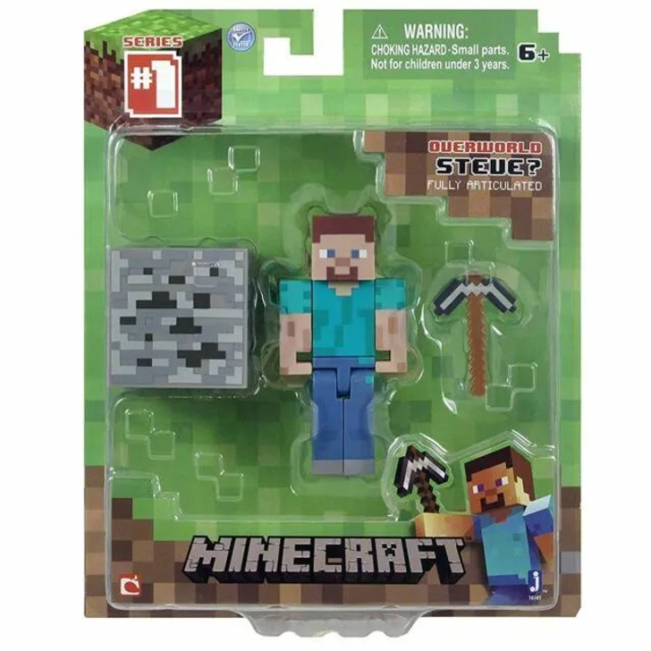 Jazwares Minecraft Overworld Steve Action Figure