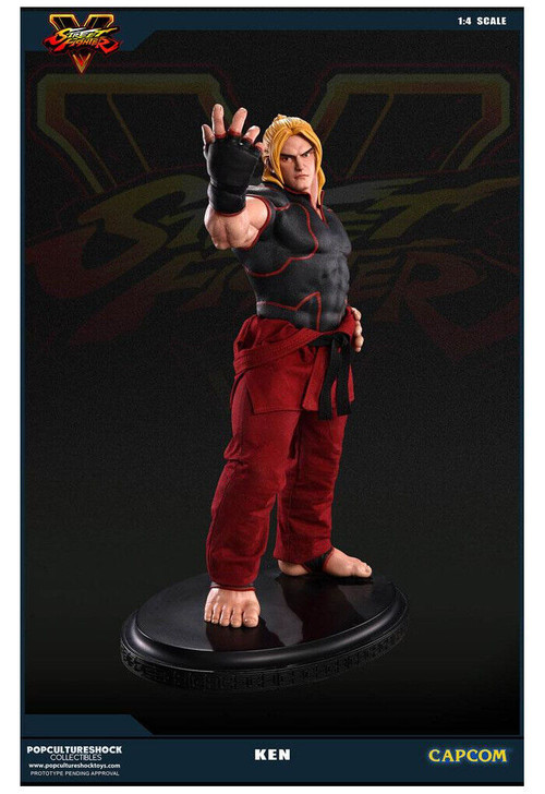 PCS STREET FIGHTER V - Ken Masters 1/4 Mixed Media Statue