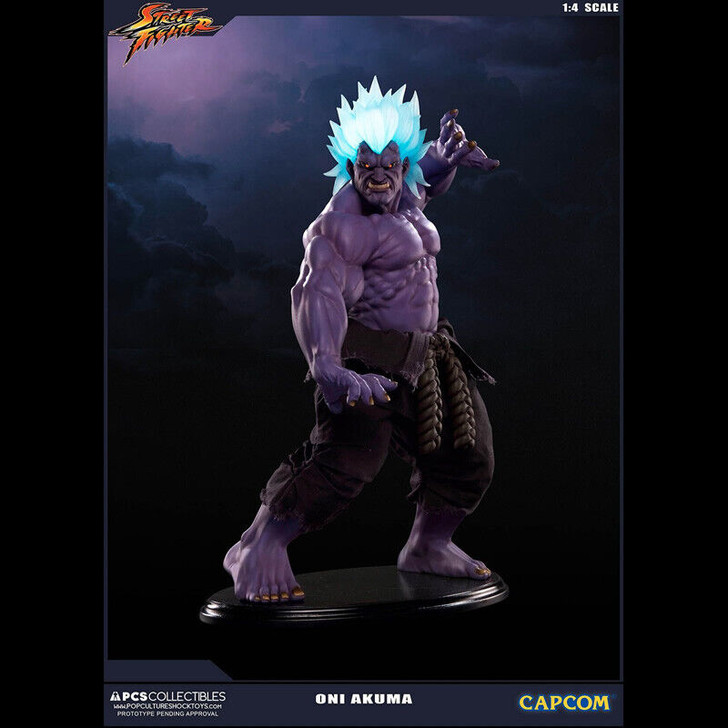 PCS STREET FIGHTER V - Oni Akuma 1/4 Mixed Media Statue