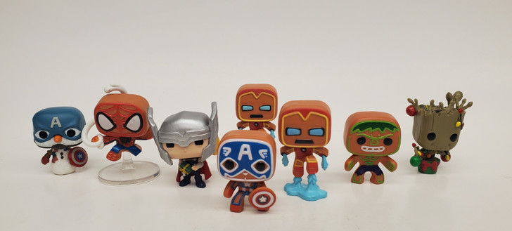 Funko Marvel Advent Holiday mini figures lot  (no package)