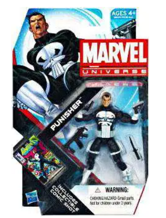 Hasbro Marvel Universe Series 4 013 PUNISHER 4" action figure.