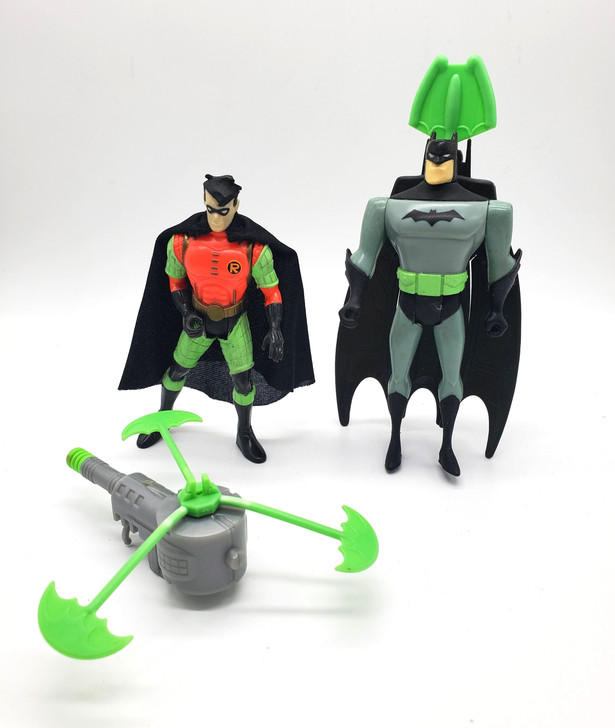 Hasbro Batman Mission Masters 4 Night Shadow Batman and Night Fury Robin (no package)