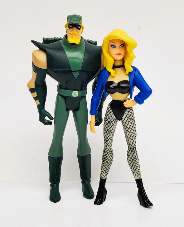 Mattel JLU Green Arrow and Black Canary Action Figure (No package)