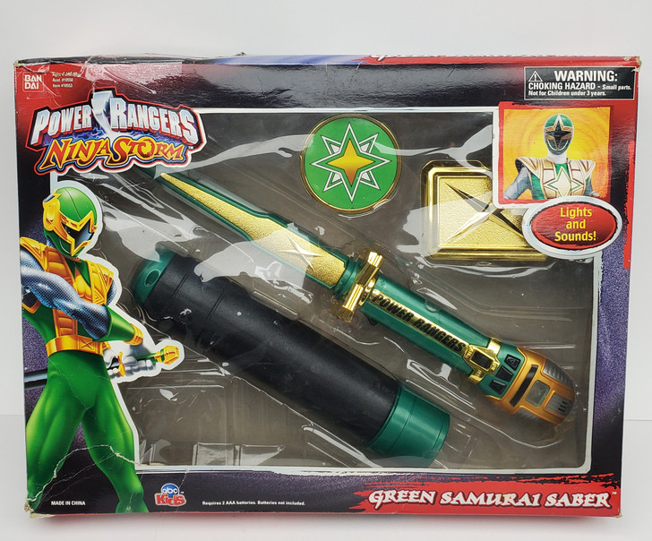 BanDai (2003) Power Rangers Ninja Storm Green Samurai Saber