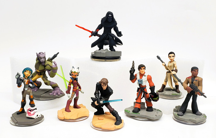 Disney Infinity Star Wars Lot of 8 figures (no package)