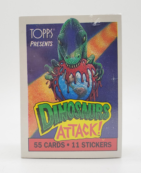 Topps Dinosaur Attacks (1988) Complete card and sticker set