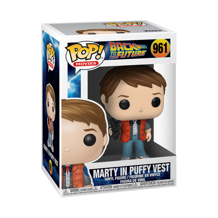 Funko Pop! Movies: Back To The Future Marty in puffy vest #961