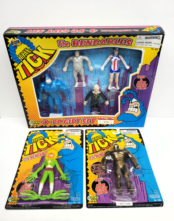 Gordy Toys The Tick Bendables complete set
