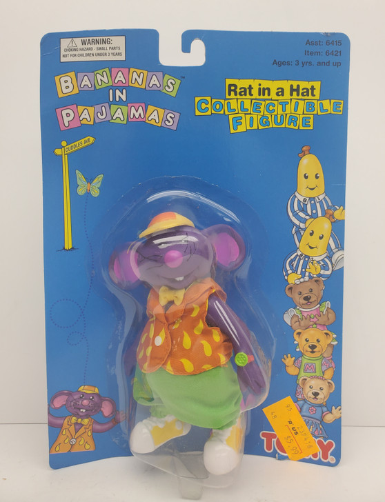 Tomy Bananas in Pajamas Rat in a Hat action figure
