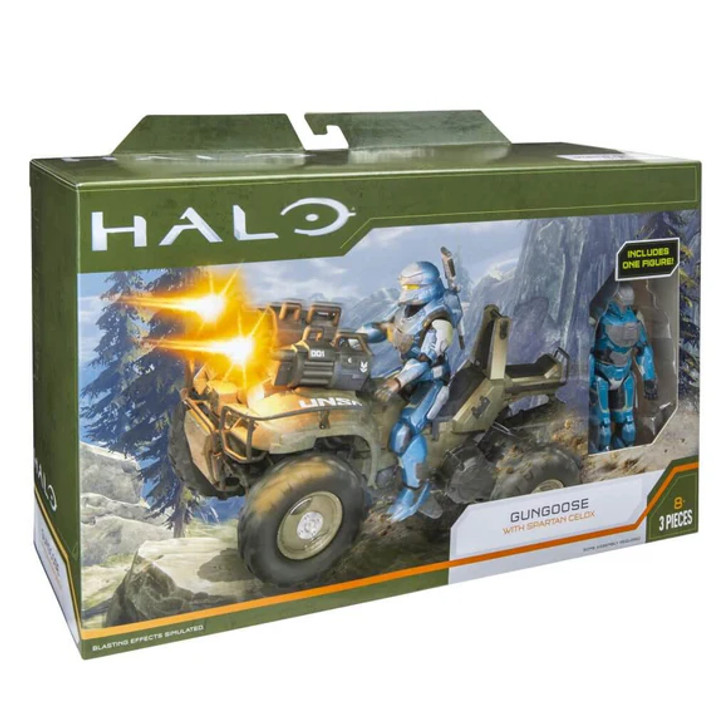 Jazwares Halo Gungoose with Spartan Celox Action Figure