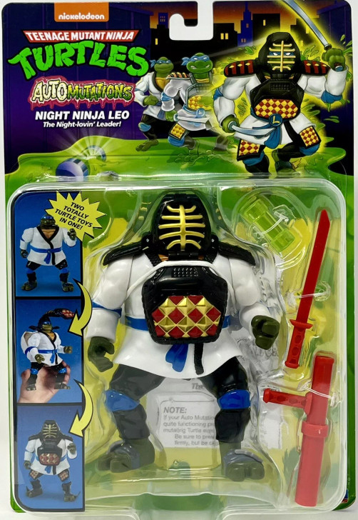 NEONTOYS フィギュア Nickelodeon TMNT Auto Mutations Night Ninja Leo