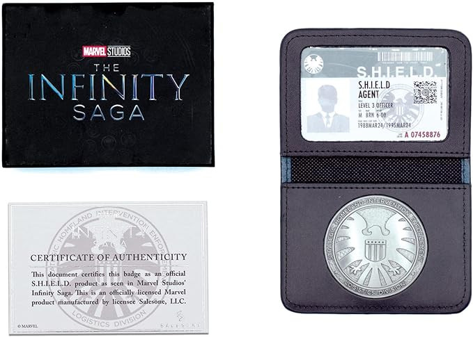 Captain Marvel S.H.I.E.L.D. Nick Fury Replica badge set