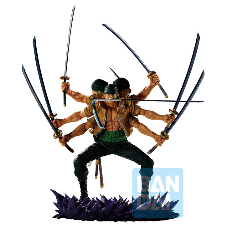 Bandai Ichibansho Figure Roronoa Zoro (Genealogy Of Swordsman's Soul)