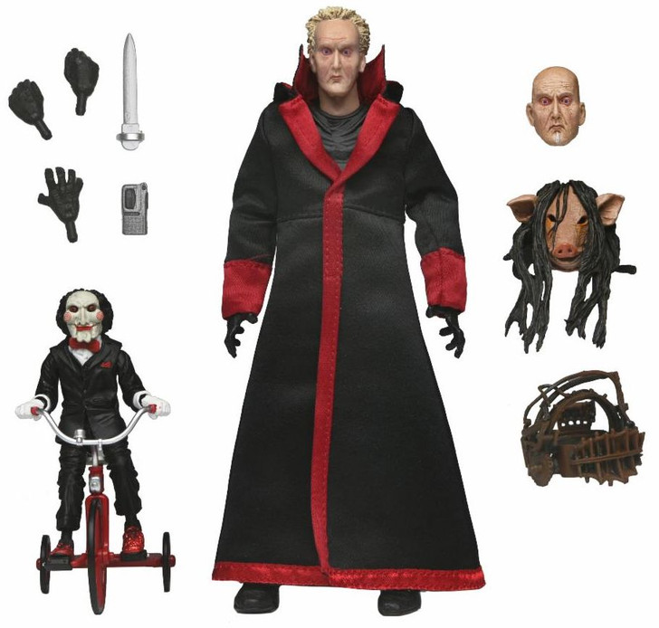 NECA Saw (Franchise) - 7” Scale Action Figure - Ultimate Jigsaw Killer (Black Robe)