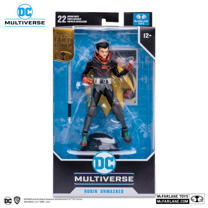 McFarlane DC Multiverse Robin Unmasked Gold Label 7" Action Figure