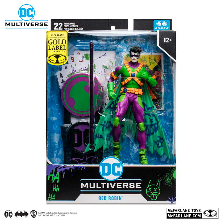 McFarlane DC Multiverse Red Robin Jokerized (Gold Label) 7