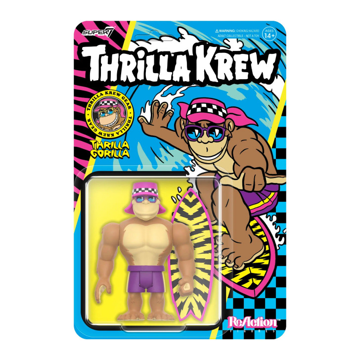 Super7 Thrilla Krew ReAction Figures Wave 2 Thrilla Gorilla