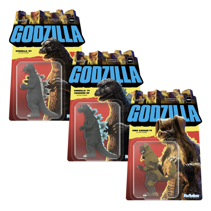 Toho ReAction Figures Wave 6 King Caesar, Godzilla 1974