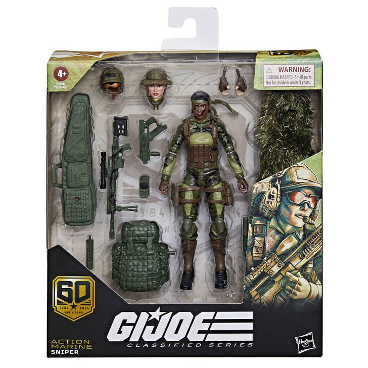 Hasbro GI Joe Classified Series Marine Sniper  6in Action Figure