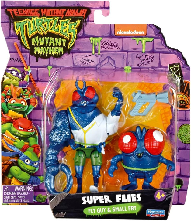 こ*木様 ザ・ムーヴ　トゥナイト／ドント・メス・ミー・アップ Playmates TMNT Mutant Mayhem Super Flies Fly Guy and Small Fry