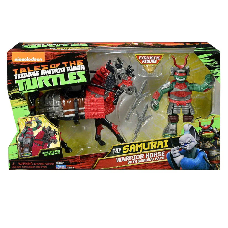 Nickelodeon (2017) TMNT Samurai Warrior Raph with Warrior Horse
