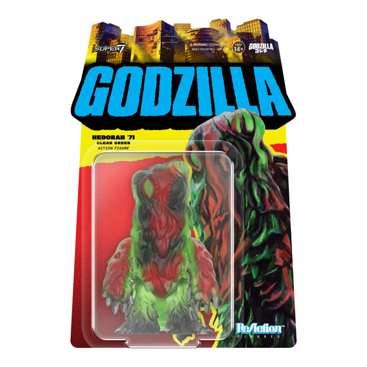 Toho ReAction Figures Hedorah (Clear Green)