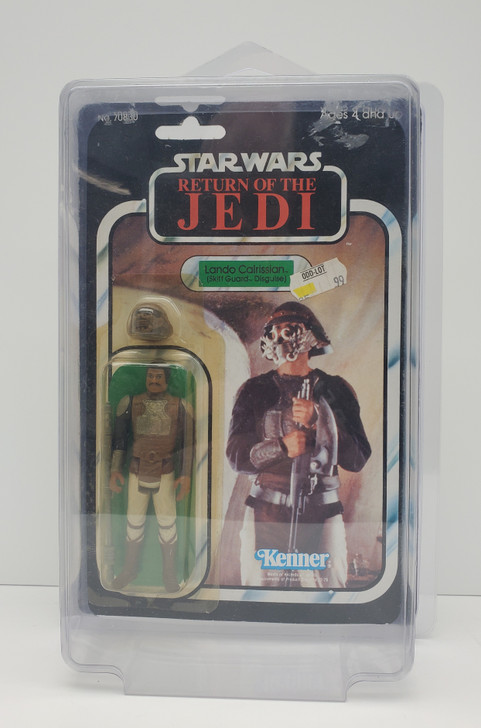 Kenner (1983) Star Wars Return of the Jedi Lando Calrissian Skiff Guard Disguise 77 back action figure