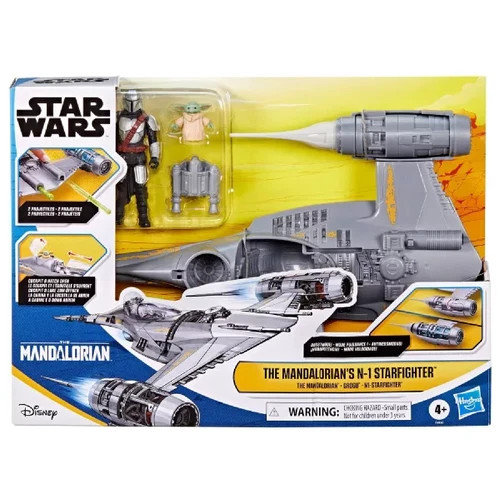 Hasbro Star Wars The Mandalorian's N-1 Starfighter and Figure Set