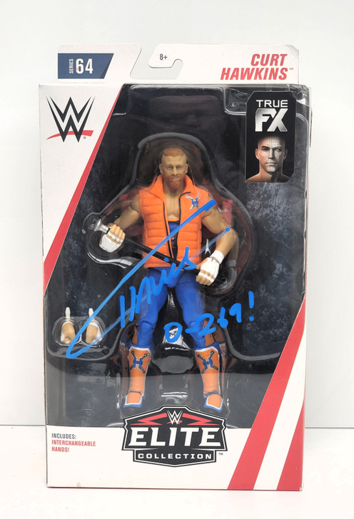 WWE Elite Collection Curt Hawkins SIGNED