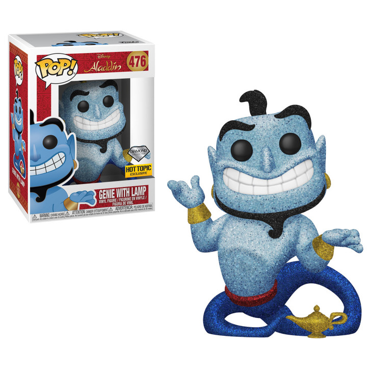 Funko Pop! Disney: Aladdin Genie with Lamp #476 Hot Topic Exclusive