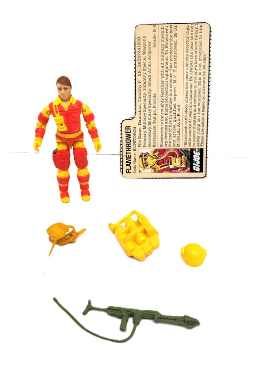Hasbro GI JOE (1984) Blowtorch action figure