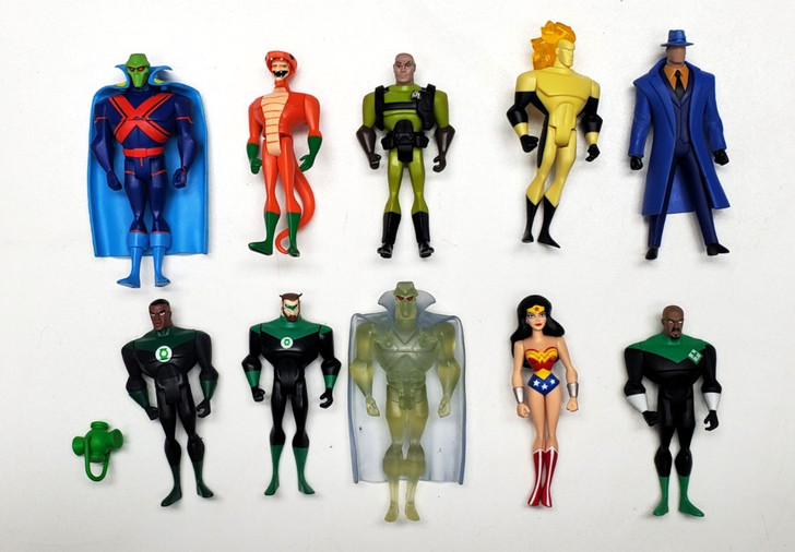 Mattel JLU Copperhead, Arkis Chummuck, Martian Manhunter set of 10