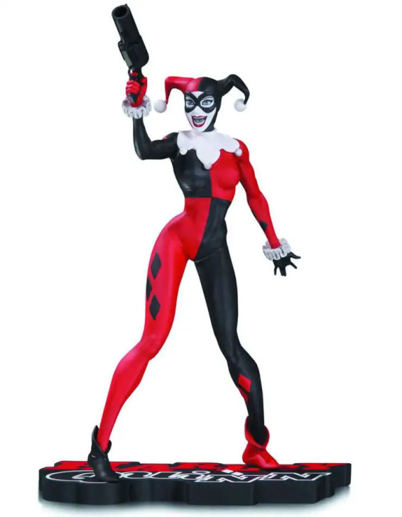 Batman Harley Quinn Red, White & Black Harley Quinn 7-Inch Statue