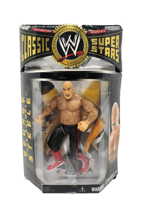 開封　WWEフィギュア　クラシックシリーズ！ジョージ．スティーブ．アニマル Jakks (2004) WWE Classic Super Stars Series George 